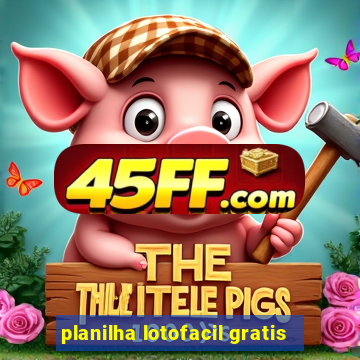 planilha lotofacil gratis